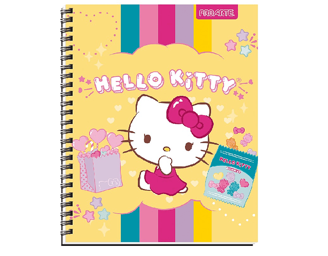 Cuaderno Universitario Hello Kitty 100 Hjs 7mm Proarte