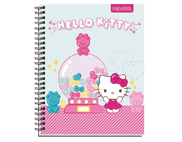 Cuaderno Universitario Hello Kitty 100 Hjs 7mm Proarte