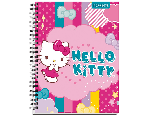 Cuaderno Universitario Hello Kitty 100 Hjs 7mm Proarte