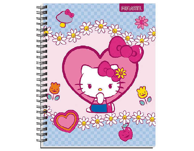 Cuaderno Universitario Hello Kitty 100 Hjs 7mm Proarte