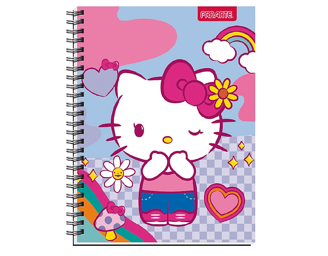 Cuaderno Universitario Hello Kitty 100 Hjs 7mm Proarte