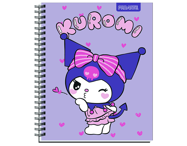 Cuaderno Universitario Kuromi 100 Hjs 7mm Proarte