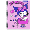 Cuaderno Universitario Kuromi 100 Hjs 7mm Proarte