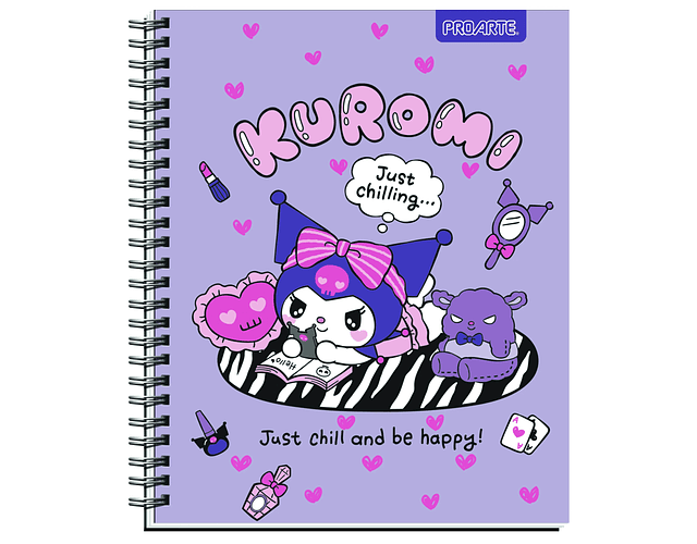 Cuaderno Universitario Kuromi 100 Hjs 7mm Proarte