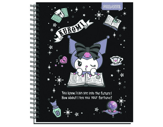 Cuaderno Universitario Kuromi 100 Hjs 7mm Proarte