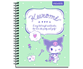 Cuaderno Universitario Kuromi 100 Hjs 7mm Proarte