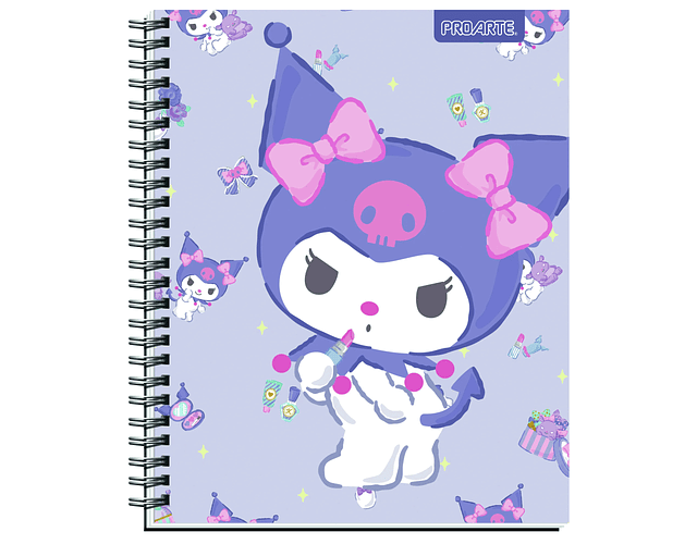 Cuaderno Universitario Kuromi 100 Hjs 7mm Proarte