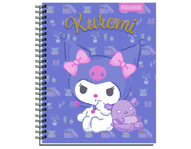 Cuaderno Universitario Kuromi 100 Hjs 7mm Proarte