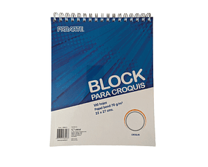 Croquera  100 Hjs 22 x 27 cms Proarte