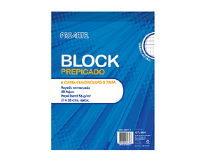 Block Prepicado Carta 80 Hjs 21 x 26 cms Proarte