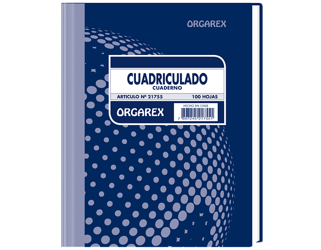 Mini Cuaderno Orgarex 100 Hjs