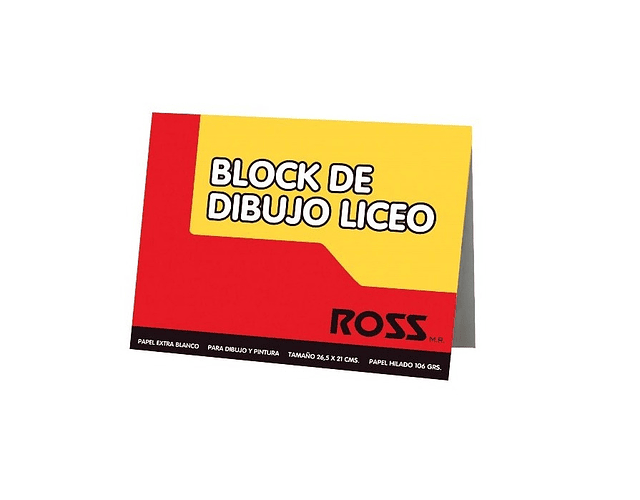 Block de Dibujo Liceo Ross