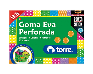 Estuche Goma Eva Perforada Torre