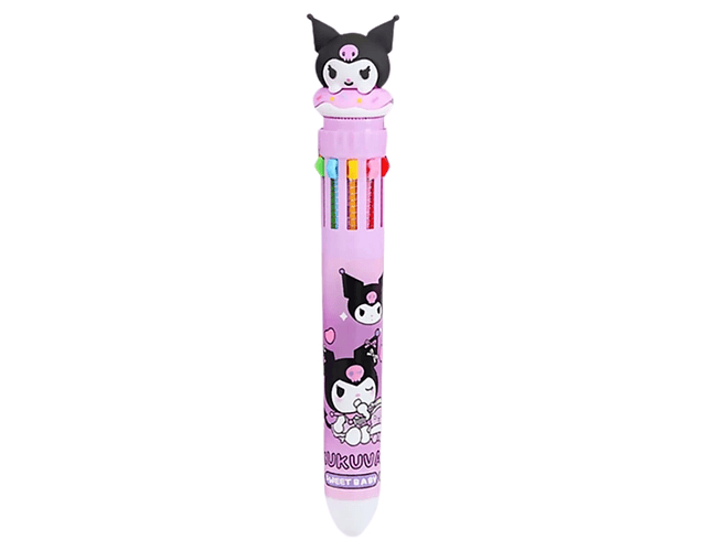 Lápiz 10 Colores Diseño Kuromi