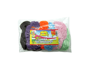 Set 6 Lanas de Colores Hand