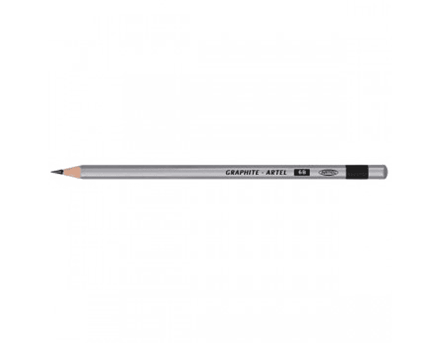 Lápiz Grafito Técnico 6B Artel