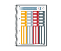 Cuaderno Organizer 80 Hjs 20 x 27,5cms Tilibra