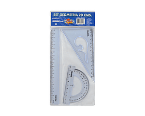 Set Geometría 20 cms Proarte