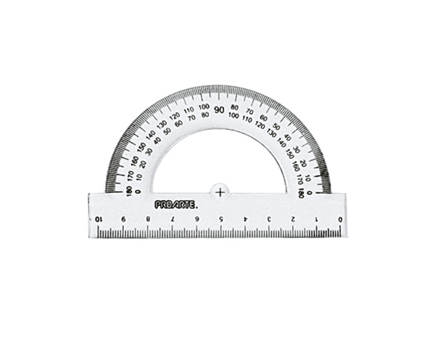 Transportador Proarte 10cm 180° Humo