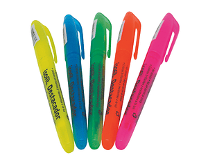 Destacador Forma de Lápiz Colores