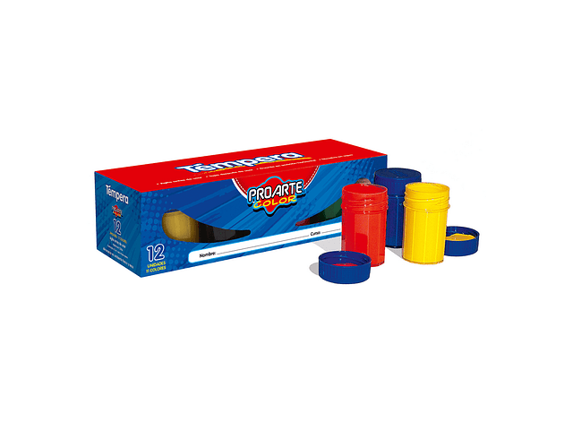 Tempera 12 Colores Proarte