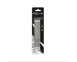 Set 4 Lapices Grafito Profesional Proarte