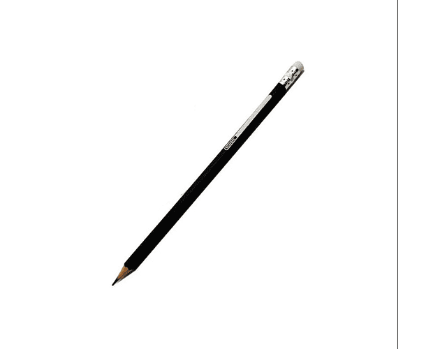 Lápiz Grafito Hexagonal HB N°2 con Goma Proarte