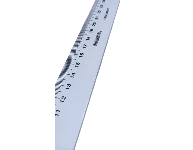 Regla Biselada 40 cms Humo Proarte