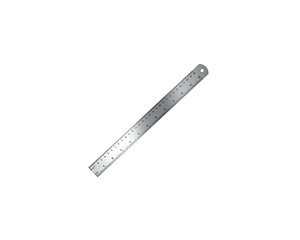 Regla Acero inoxidable 30 cms Proarte