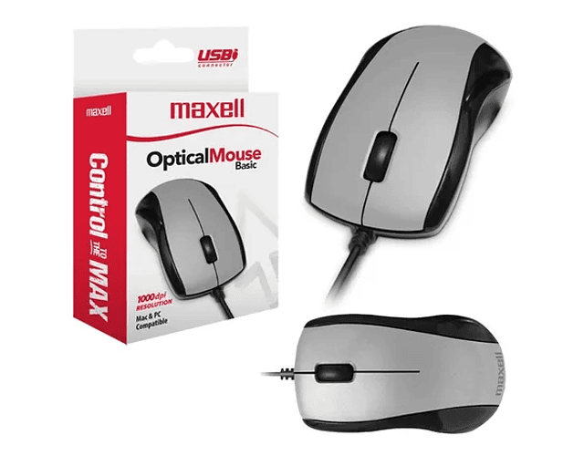 Mouse Básico con Cable Maxell