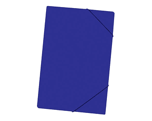 Carpeta plástica azul