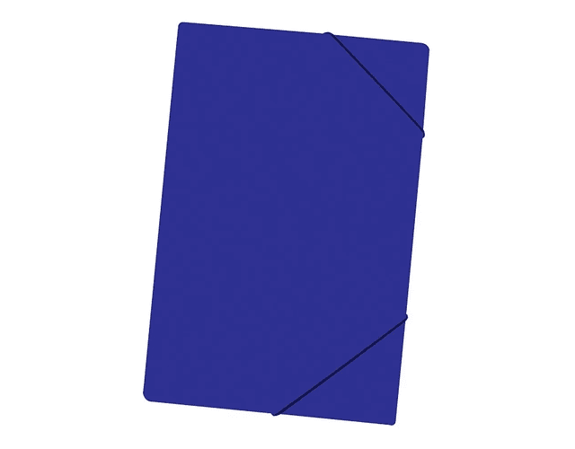 Carpeta plástica azul
