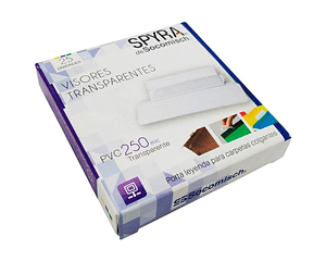 VISORES TRANPARENTES 25 UNIDS