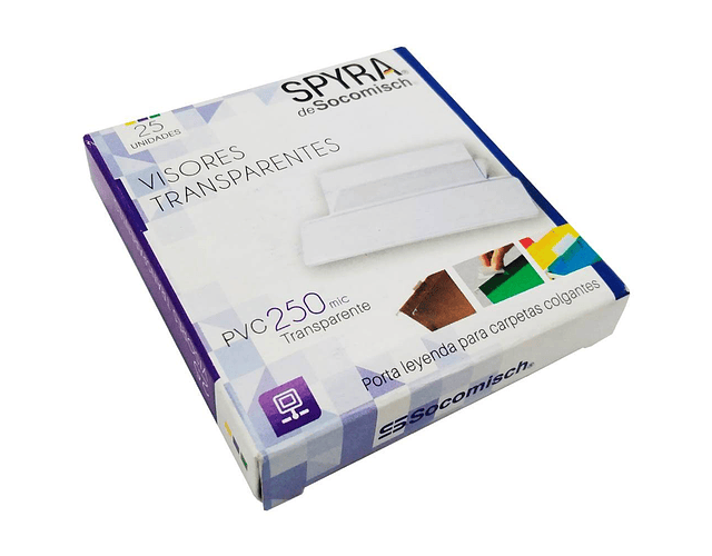 VISORES TRANPARENTES 25 UNIDS