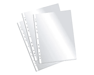 SET DE 100 FUNDAS TRANSPARENTE OFICIO   