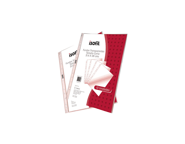 10 Fundas Transparentes Carta 