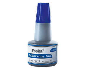 Tinta para tampón azul