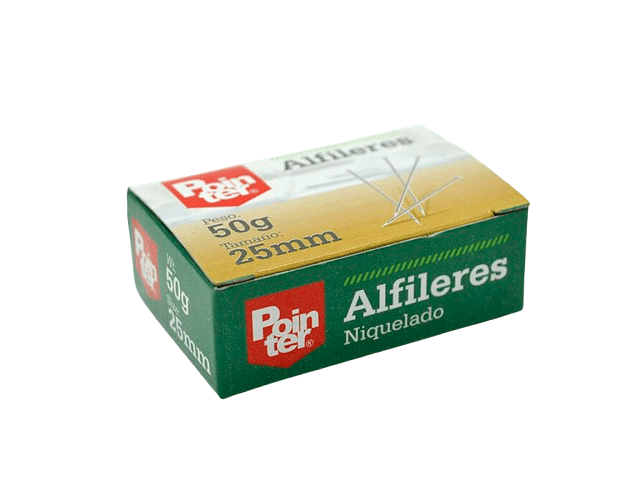 Alfiler sin cabeza pointer