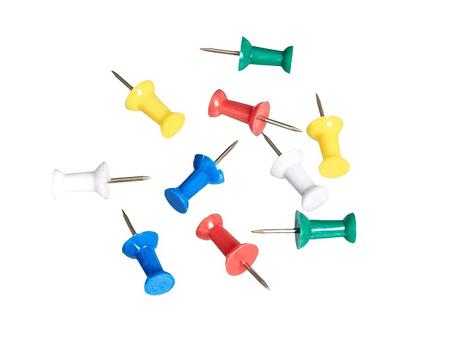 Caja push pins 50 und