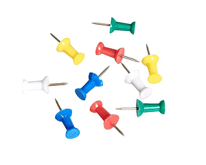 Caja push pins 100 und