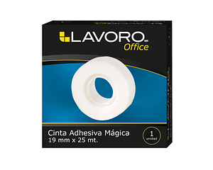 Cinta Adhesivo Mágica 19mmx25Mt  Lavoro