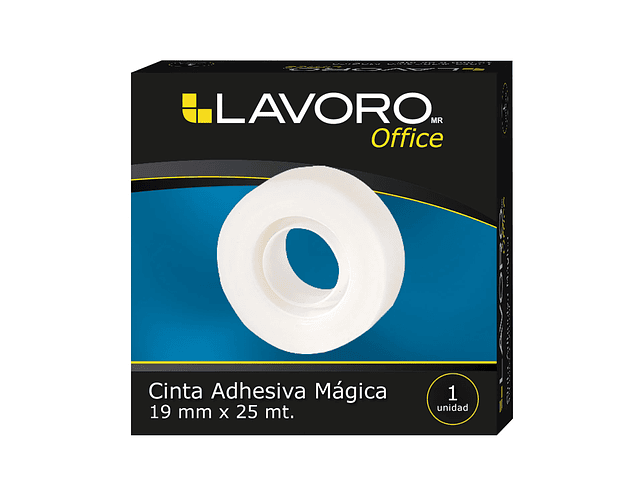 Cinta Adhesivo Mágica 19mmx25Mt  Lavoro