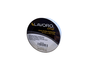 Cinta Doble Contacto 24mm x 13,7mts Lavoro