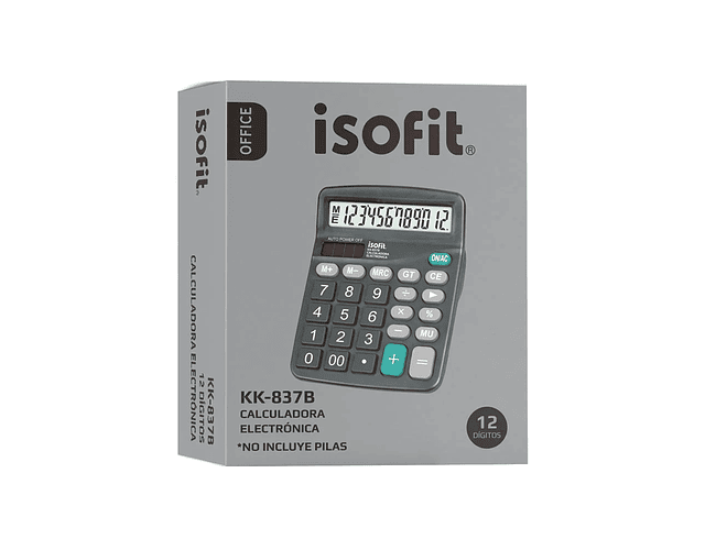 Calculadora K-837B 12 Dígitos
