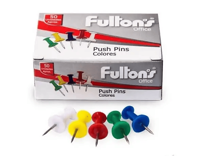 Caja push pins 50 und