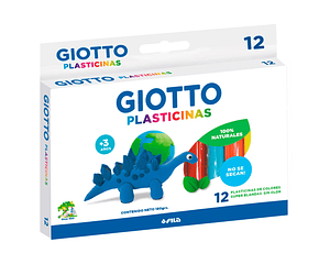 Plasticina 12 Colores Giotto 