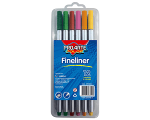 Fineliner 12 Colores Proarte