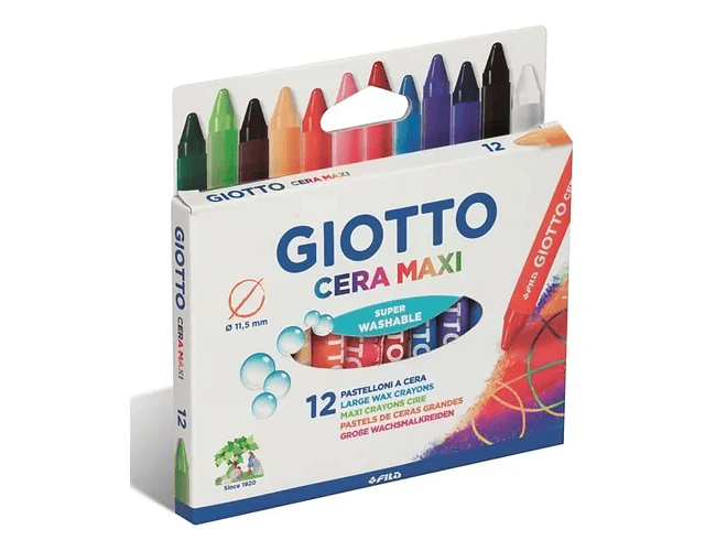 Crayones  de Cera Maxi Giotto