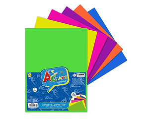 Goma Eva Colores Fluor Art&Craft