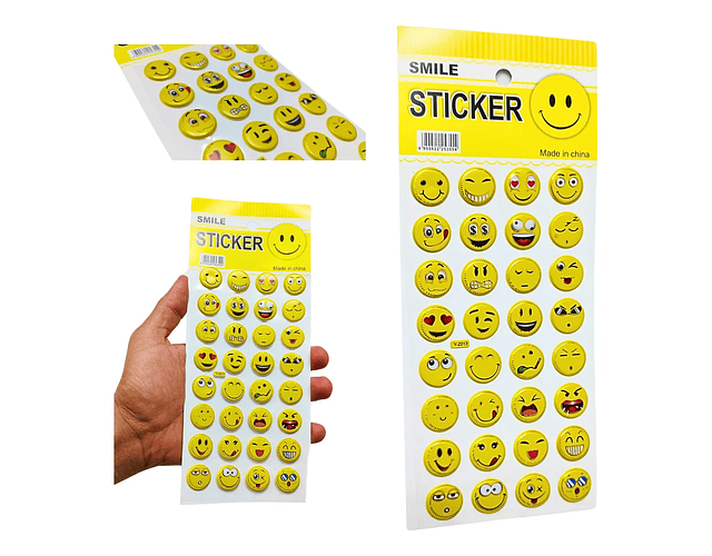 Smile emoticón Autoadhesivo 